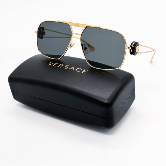 NEW VERSACE MOD 2269 1002/87 GOLD VE2269 100287 UNISEX SUNGLASSES VE2269 1002/87 - Picture 2 of 10